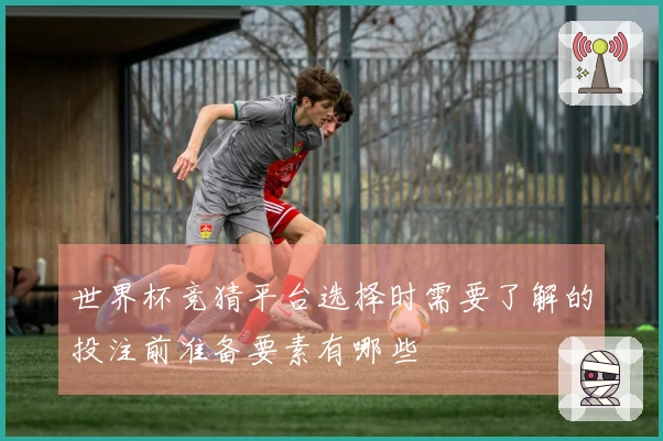 世界杯竞猜平台选择时需要了解的投注前准备要素有哪些
